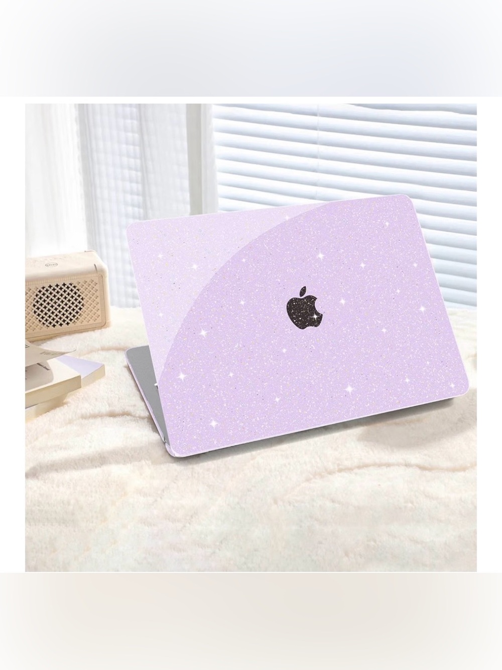 Lavender Glitter Laptop Protective covers, screen protector and keyboard skin